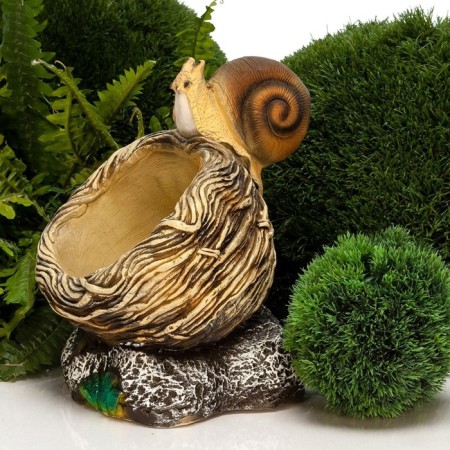 Kashpo "Basket with Snail" 28x25x35cm
