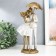 Polystone souvenir "In love pair under an umbrella in the wind" 8x12.5x25.5 cm