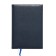 Leduced Diary A5 160 sheets attomex.visa, solid cover of artificial leather with foam rubber, block 70 g/m2, blue