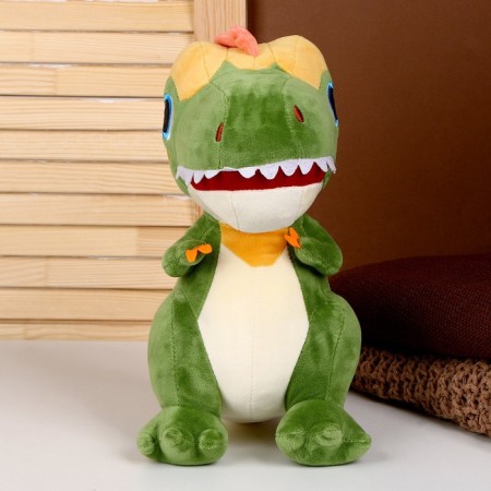 Soft toy "dinosaurus", 30 cm, green color-1