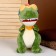 Soft toy "dinosaurus", 30 cm, green color