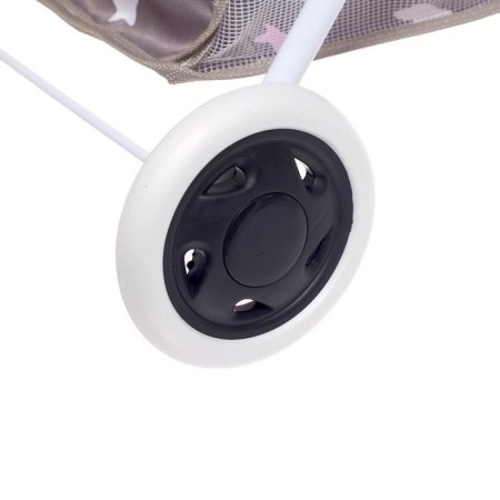 The stroller is universal for dolls, with a bag, with a basket, a metal frame-6