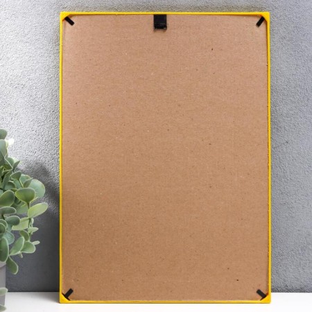Photo frame plastic L-4 21x30 cm yellow (plastic screen)-2