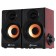 Roll speakers OK-161 2.0 black/cherry 6Wt
