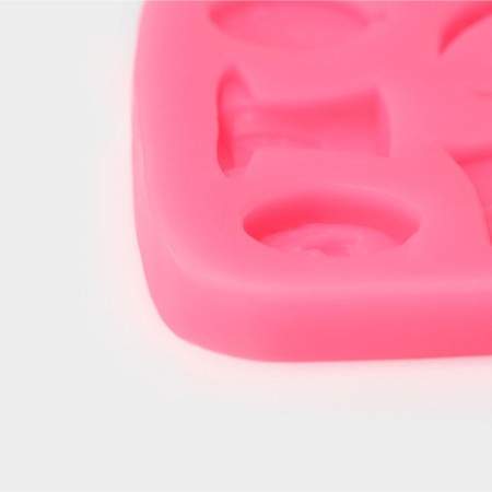Mold "Focus", silicone, 9 × 8.5 × 1 cm, color mix-5