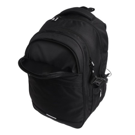 Youth backpack, 40 x 28 x 18 cm, ergonomic back, Stavia "city-1", black-7