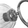 Ashley chandelier 8x40W E27 chrome 67x67x22cm