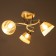 Adelela chandelier 3he27 40W white-gold 60x60x26 cm Bayerlux