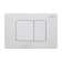 ABBER AC0120MW flushing button, for hidden installation systems, white, matte
