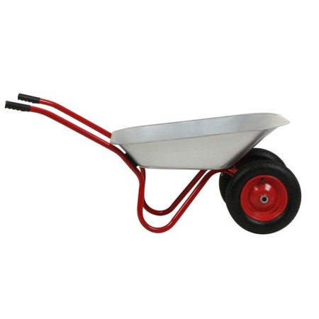 Garden car, two -wheeled: cargo/p 120 kg, volume of 85 l, red handles-1