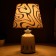Board lamp "Nicole" E14 40W silver white 20x20x33cm
