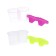 Double 300 ml glasses, “flashlights” Calligrata, neon mix
