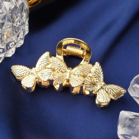 Hair crab "Emma" 5.5 cm, gold