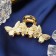 Hair crab "Emma" 5.5 cm, gold