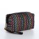 Cosmetic bag with lightning, black color