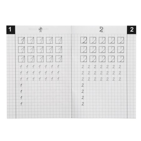 Classic records “Figures and figures”, size - 14.8 × 21 cm, 16 p.-1
