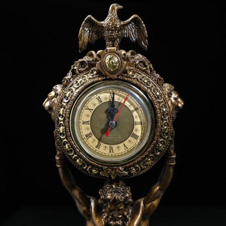 Table Kaminhi watch "Atlant" 15 x 15 x 38 cm, gold-2