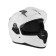 The helmet integral with two visors, size XXL (61), model BLD-M67E, white glossy