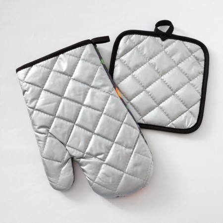 Kitchen set of the shade "Fruits", a severity of 17x17 cm, mitten 26x16 cm-2