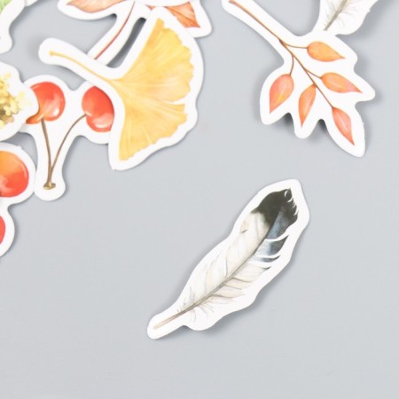 Stickers for creativity "Autumn Bouquet" set 46 pcs 4.4x4.4x1.1 cm-1