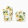Kitchen set 2 pr. Dolyana flowers yellow. Group 17*17cm, mittens-seging 26*16cm, 100%HL