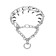 Collar - half -reaches strict with protective caps, 3.5 mm x 55 cm