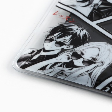 The waterproof cover "Anime" is black white, 12 x 21 cm-3
