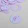 Sequins "circle in the ring" Lilac set 30 g d = 2 cm