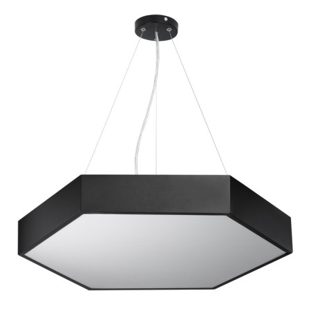 LED LED Geometria Hexagon 38W 4000K 4000 LEP IP40 60x60x8 Black-1