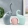 Souvenir Ceramics "Family Elephants" pastel matte set 3 pcs h = 7 cm 15.5 cm 23.5 cm