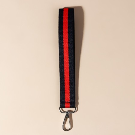 Handle-toe for bag, sling, 20 × 2.5 cm, blue/red color-1