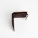 Male purse on a magnet, department for bills, for maps, for coins, brown color