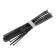 Hair hairpin "Ordinary" 7 cm, black (set 10 pcs)