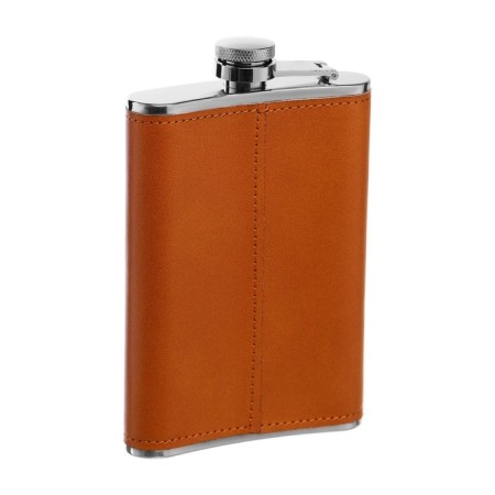 Flask for alcohol and water, 270 ml, "fisherman", stainless steel, gift, army, 9 oz-3