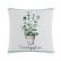 Decorative pillowcase "Ethel" Eucalyptus (type 2), 48 x 48 cm, 100% cotton