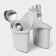 Diningral dryer, 2 compartments, 17 × 15.2 × 16 cm, color gray color