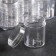 Casket Plastic for little things "Circle" Transparent set 12V1 4.8x3.7x3.7 cm 5.5x12x16 cm