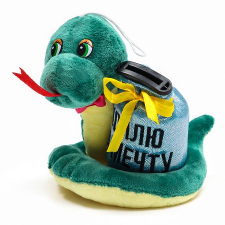 Soft toy-cap, snake "I smoke for a dream"-1