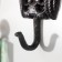 Hook decorative cast iron "point owl" 14x3x8 cm