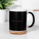 Sublimation mug "Dushnil", chameleon, black color, volume 320 ml