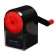 Mechanical griller Brauberg Ultra, fastening to the table, black body with red