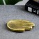 Steam for the little things "palm" aged gold, 9x5x2cm