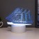 FRAGE STRAGE "FRAGATE" LED 7 USB colors/from white batteries