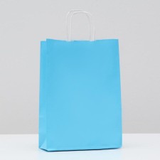 Blue craft package, 18 x 8 x 25 cm