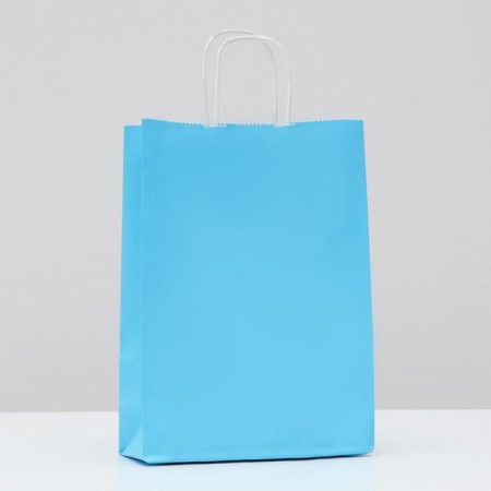 Blue craft package, 18 x 8 x 25 cm