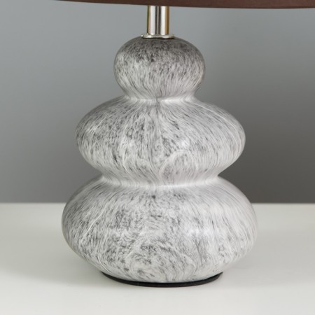 Staine table lamp E14 40W gray-brown 23x23x33 cm Risalux-4