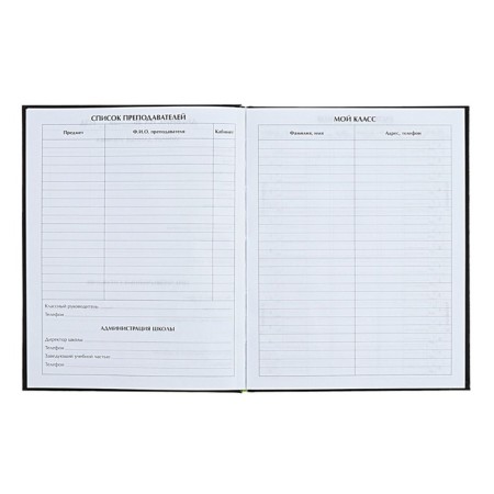 Diary for grades 5-11 "Football. Ball", hard cover, glossy lamination, 48 sheets-4