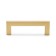 Square Cappio RSC008 Square handle, stainless steel, m/o 96 mm, color matte gold