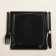 Plastic disposable plastic 3 in 1: plate, fork, knife, square, black