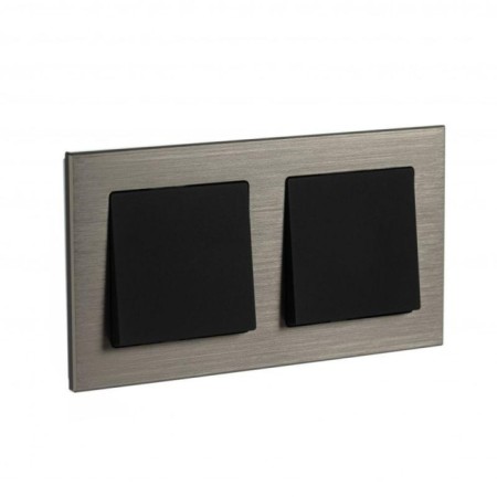 Frame for the socket/switch Sche Atn312202 Atlasdesign Nature, Metal Brass